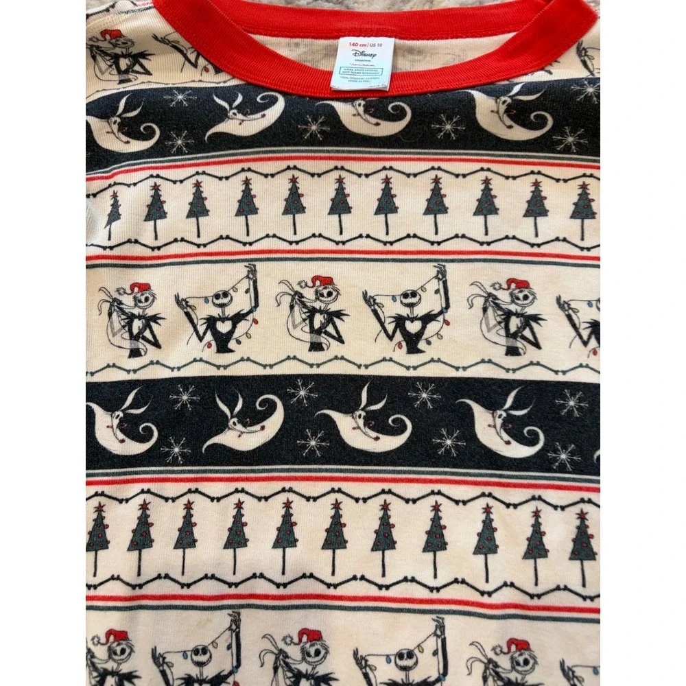 Hanna Andersson Disney Nightmare Before Christmas Jack Skellington Pajama Top 10